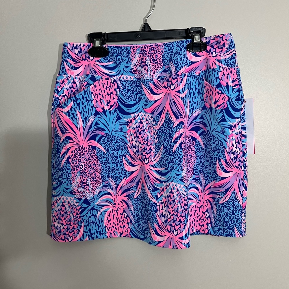 NWT Lilly Pulitzer luxletic blue and pink pineapple skort – multiple sizes